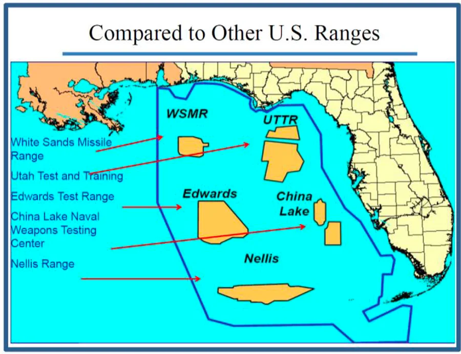 military mission line compared to other us ranges